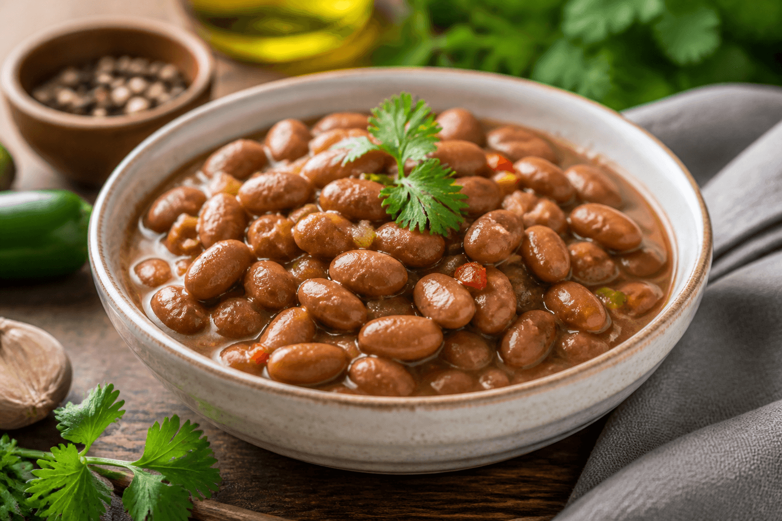Pressure-Cooked Beans