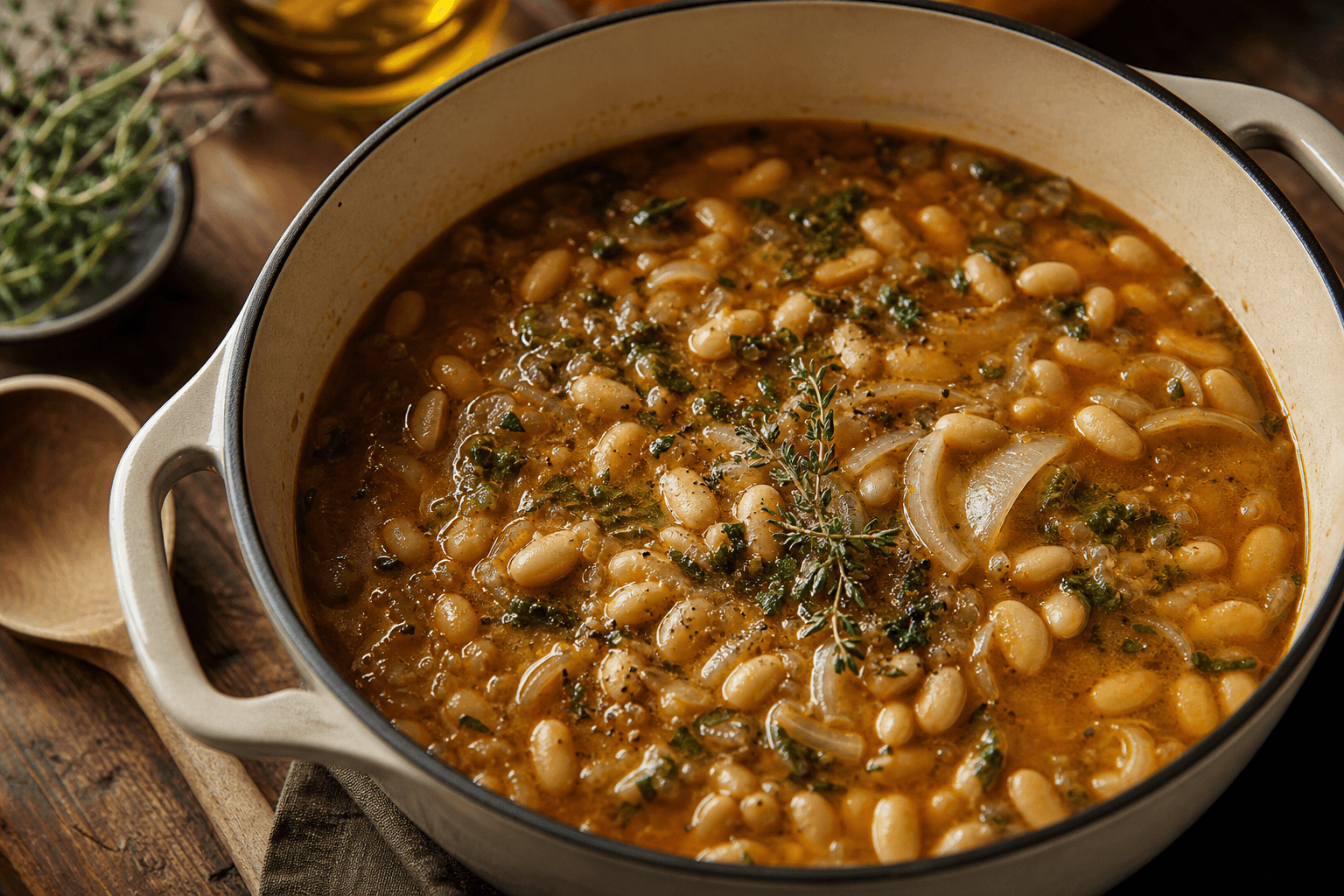 Simmered Beans