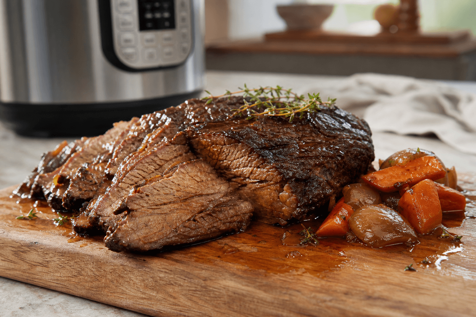Pressure-Cooked Beef Brisket