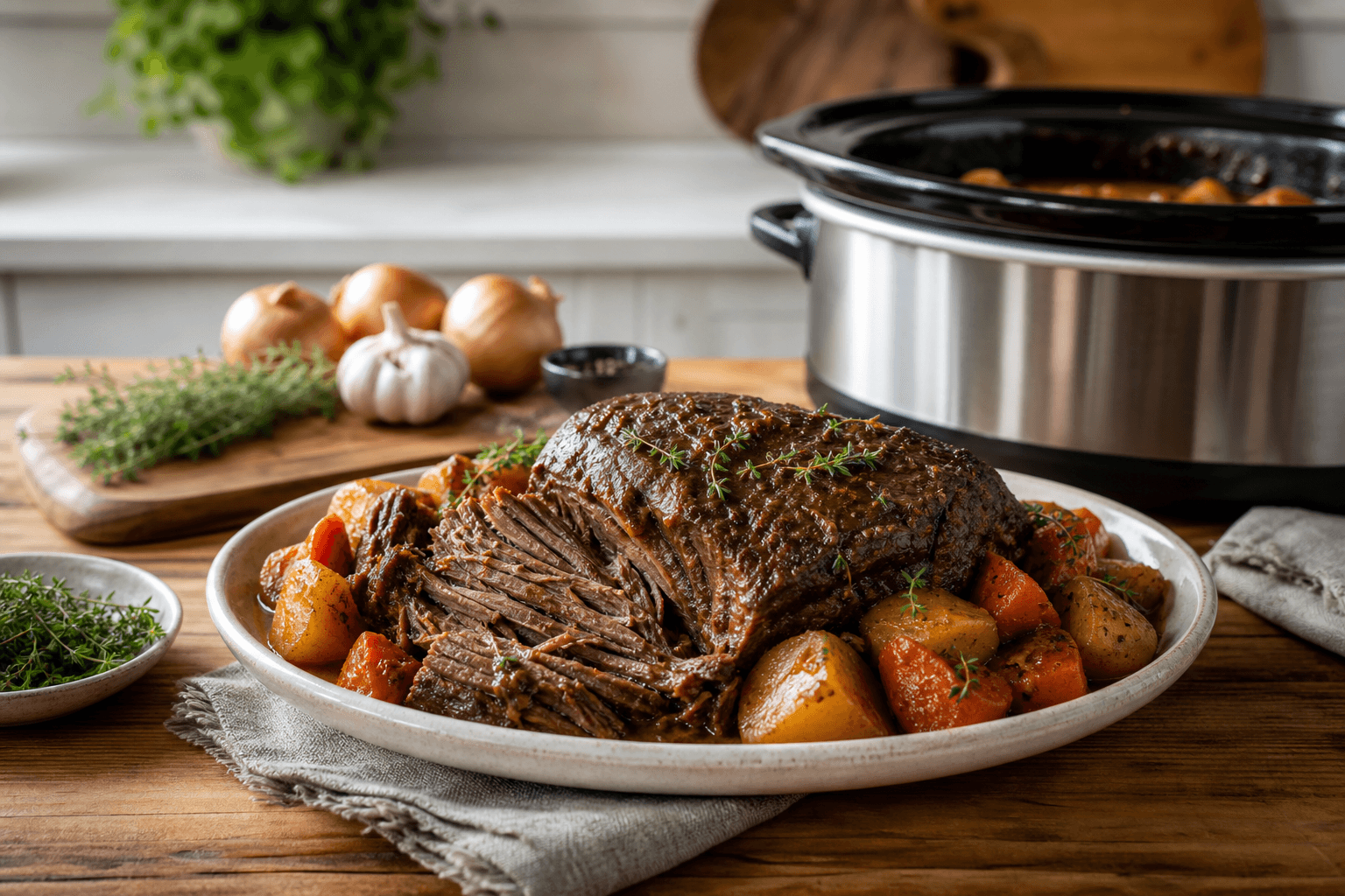 Slow-Cooked Beef Roast
