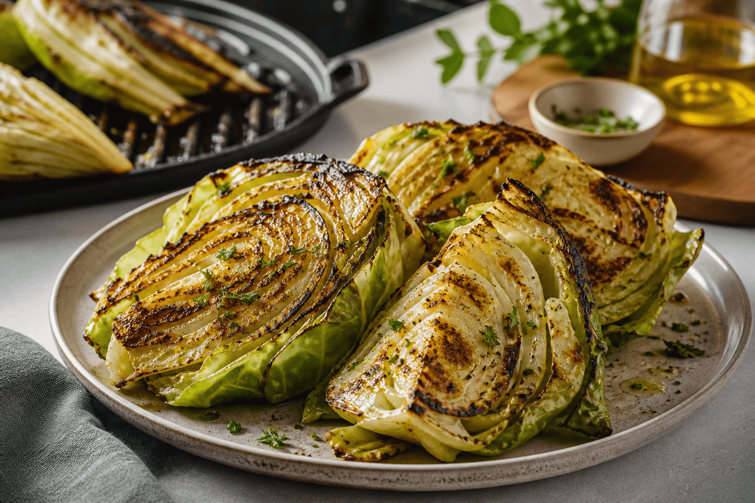 Grilled Cabbage