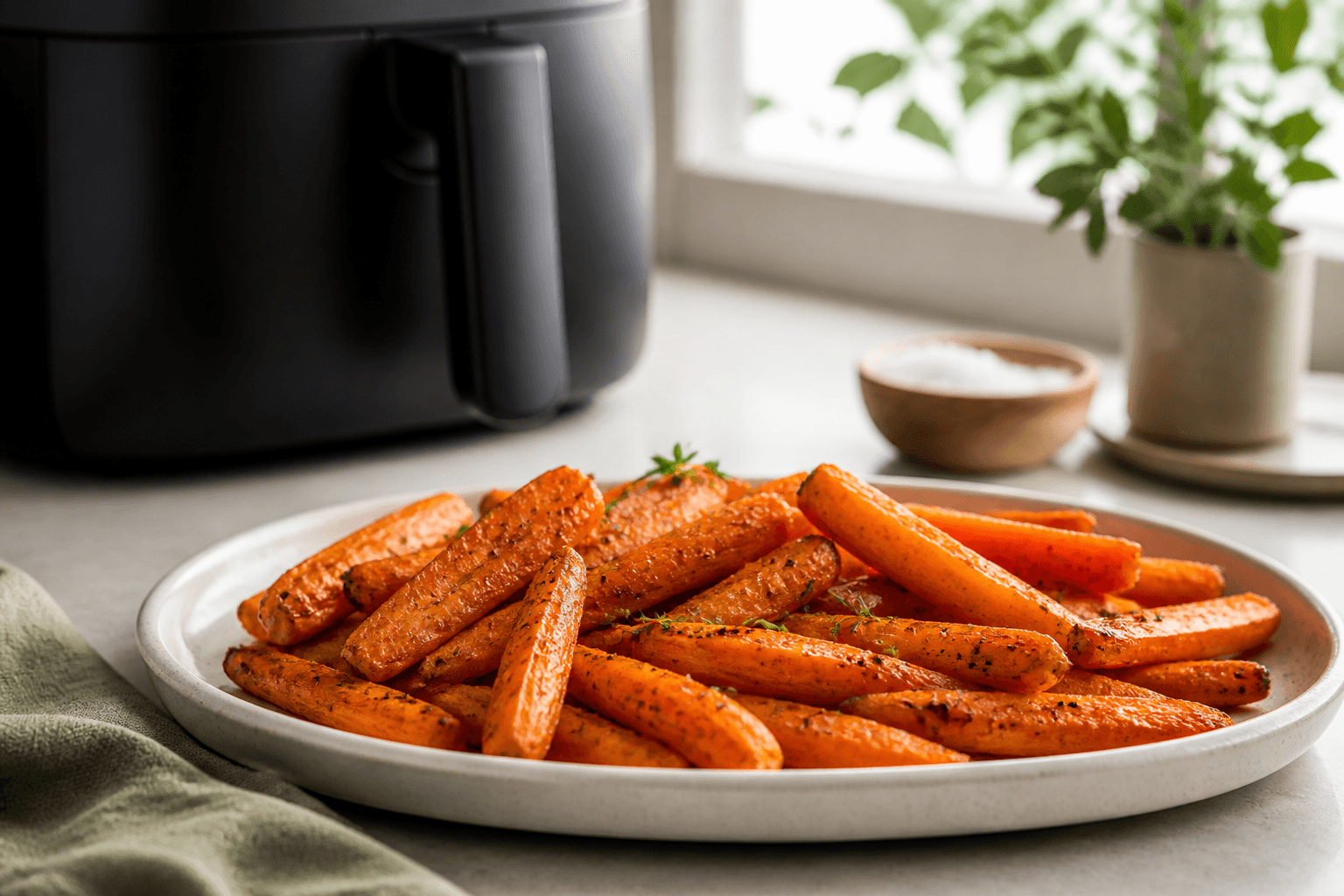 Air-Fried Carrots