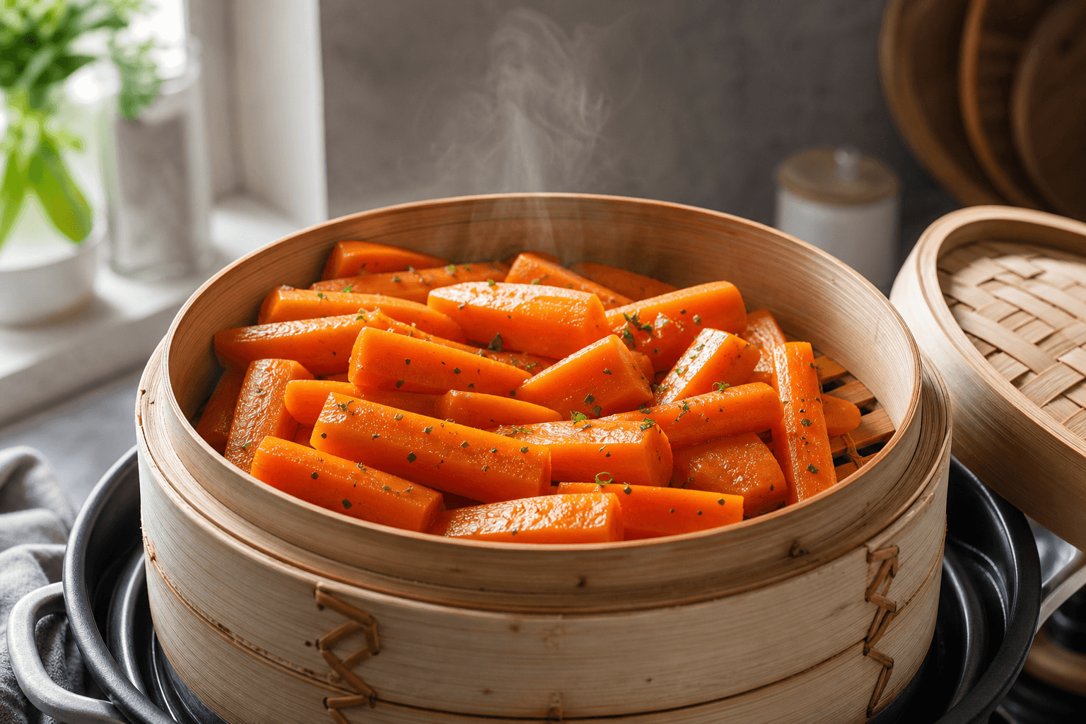 Steamed Carrots