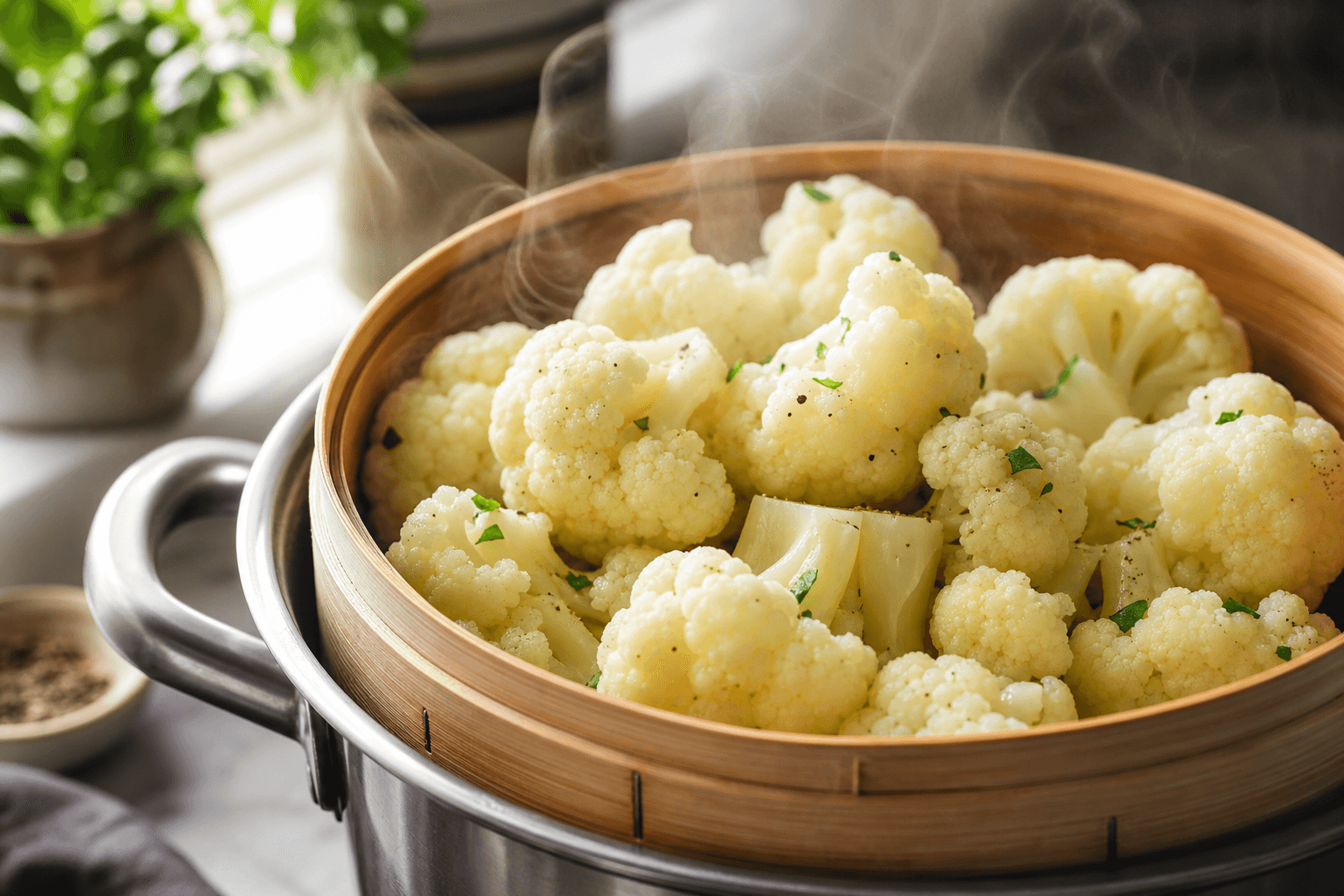 Steamed Cauliflower