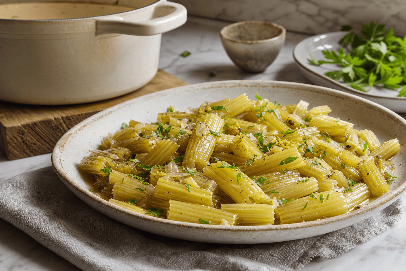 Braised Celery