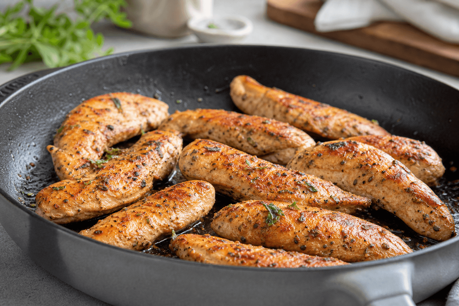 Seared Chicken Tenders