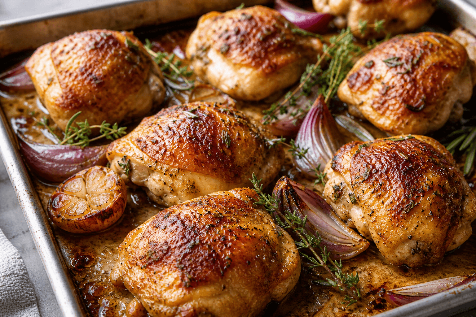 Roasted Chicken Thighs