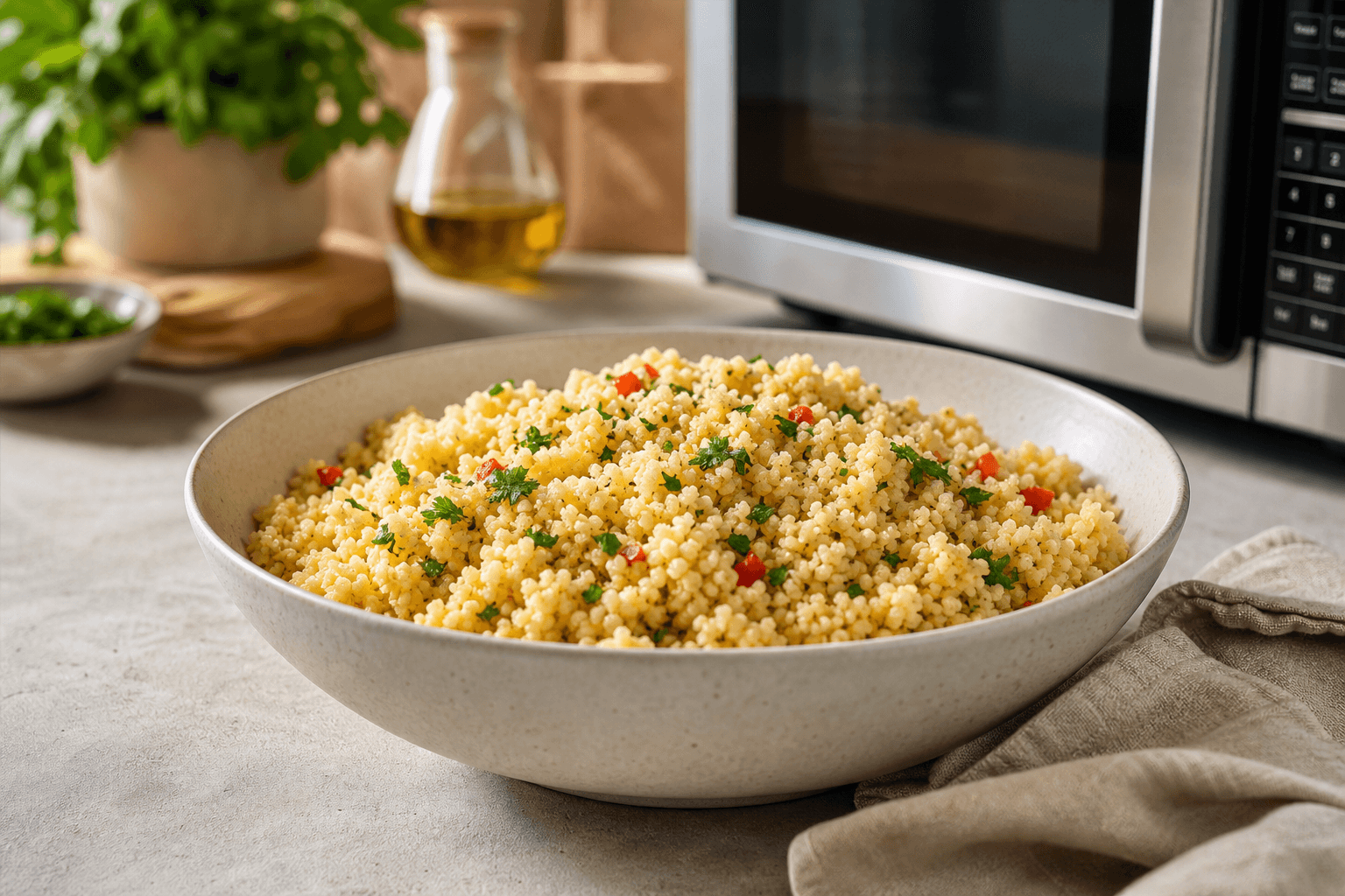 Microwaved Couscous