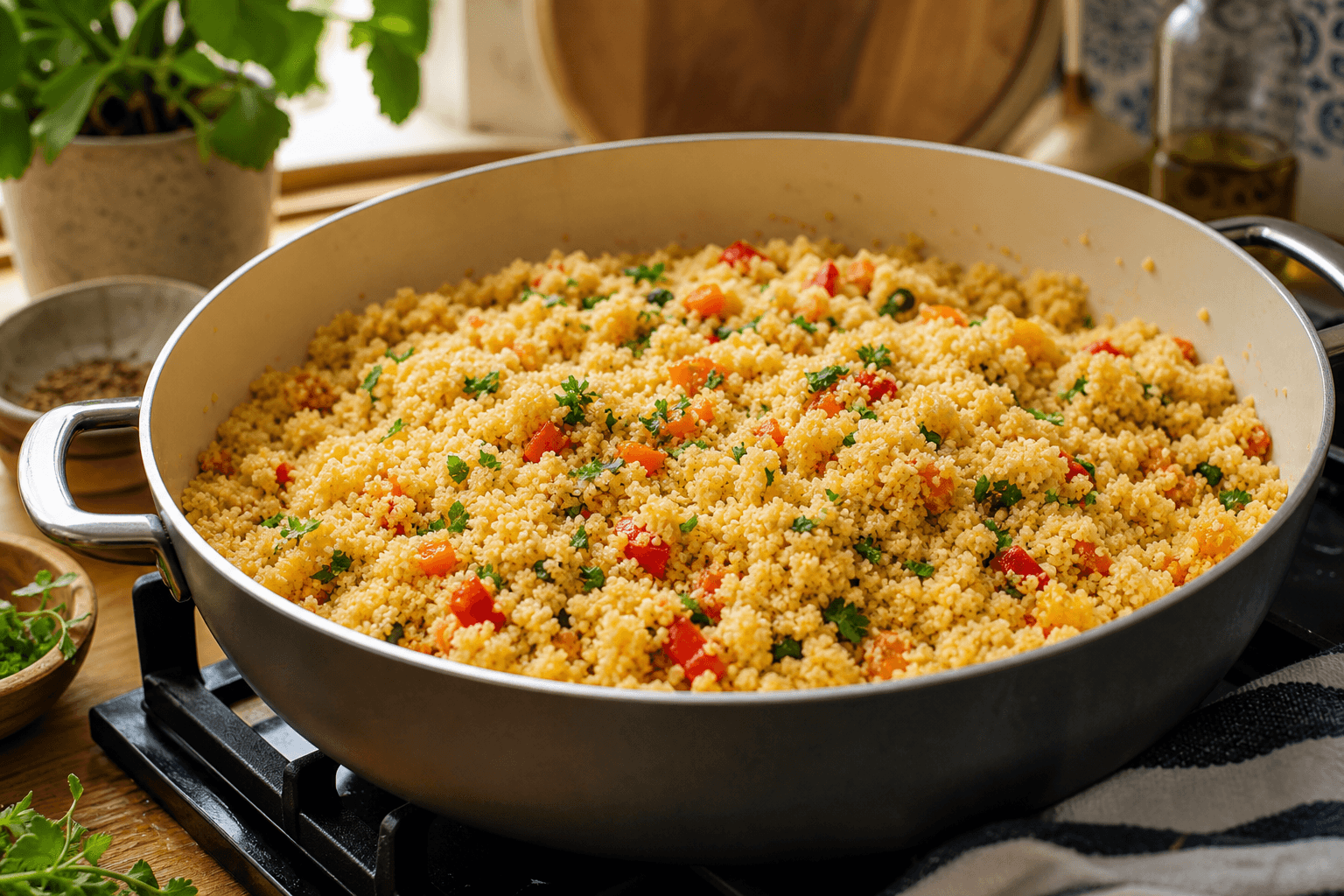 Simmered Couscous