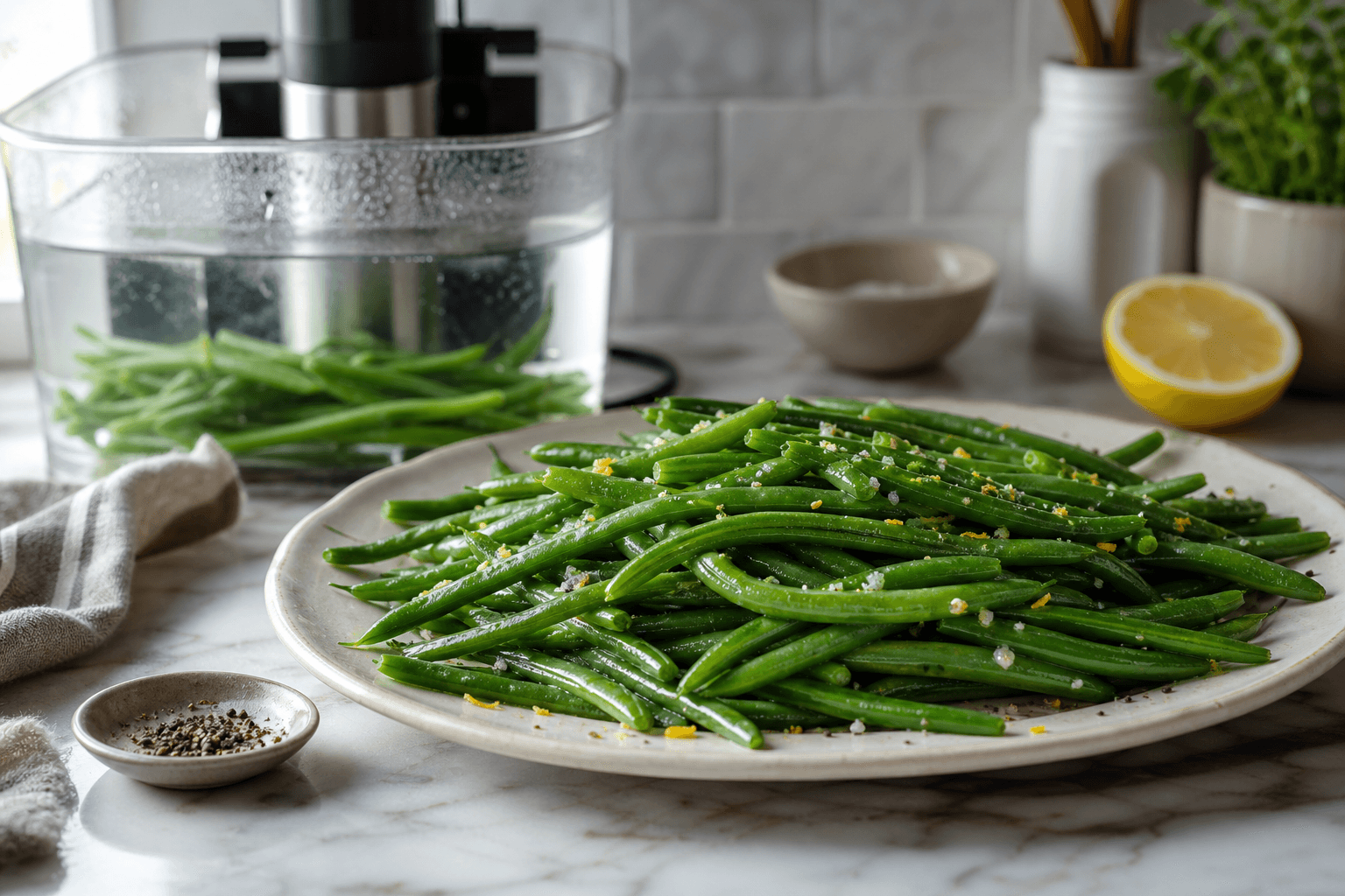 Sous Vide Green Beans