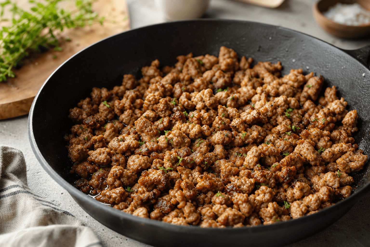 Sautéed Ground Pork