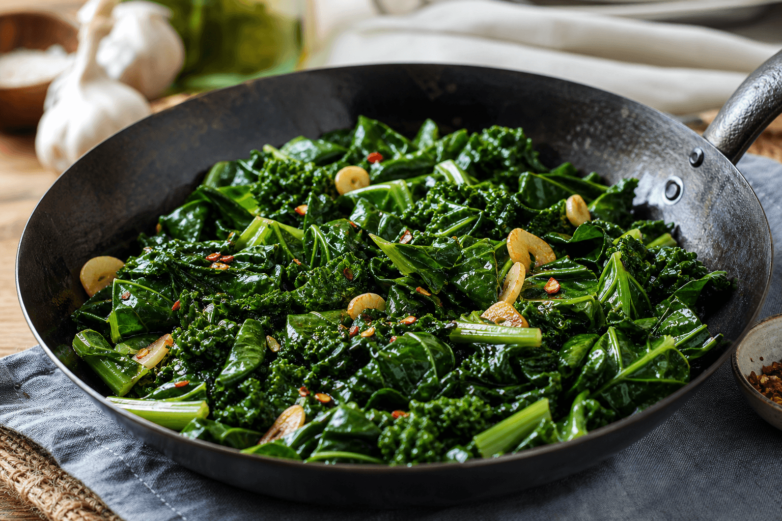 Sautéed Leafy Greens
