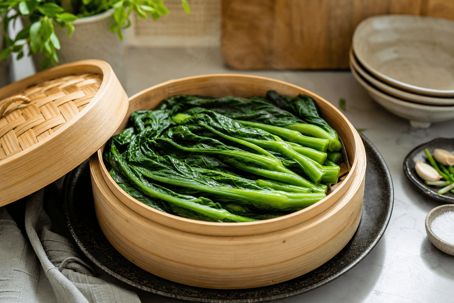 Steamed Leafy Greens