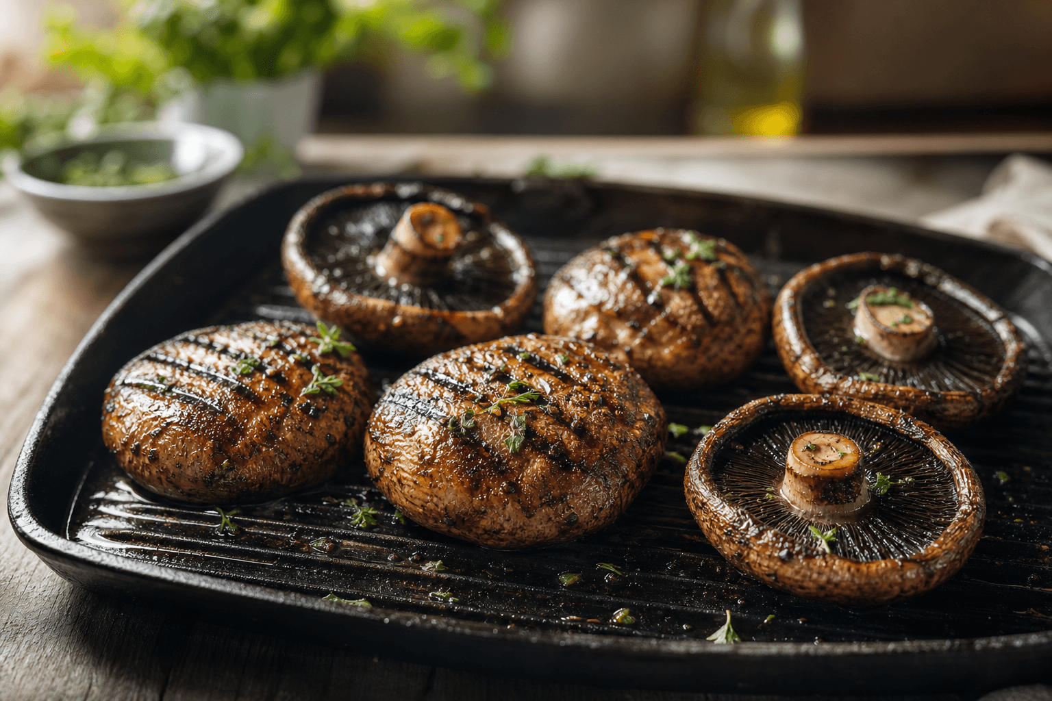 Grilled Mushrooms