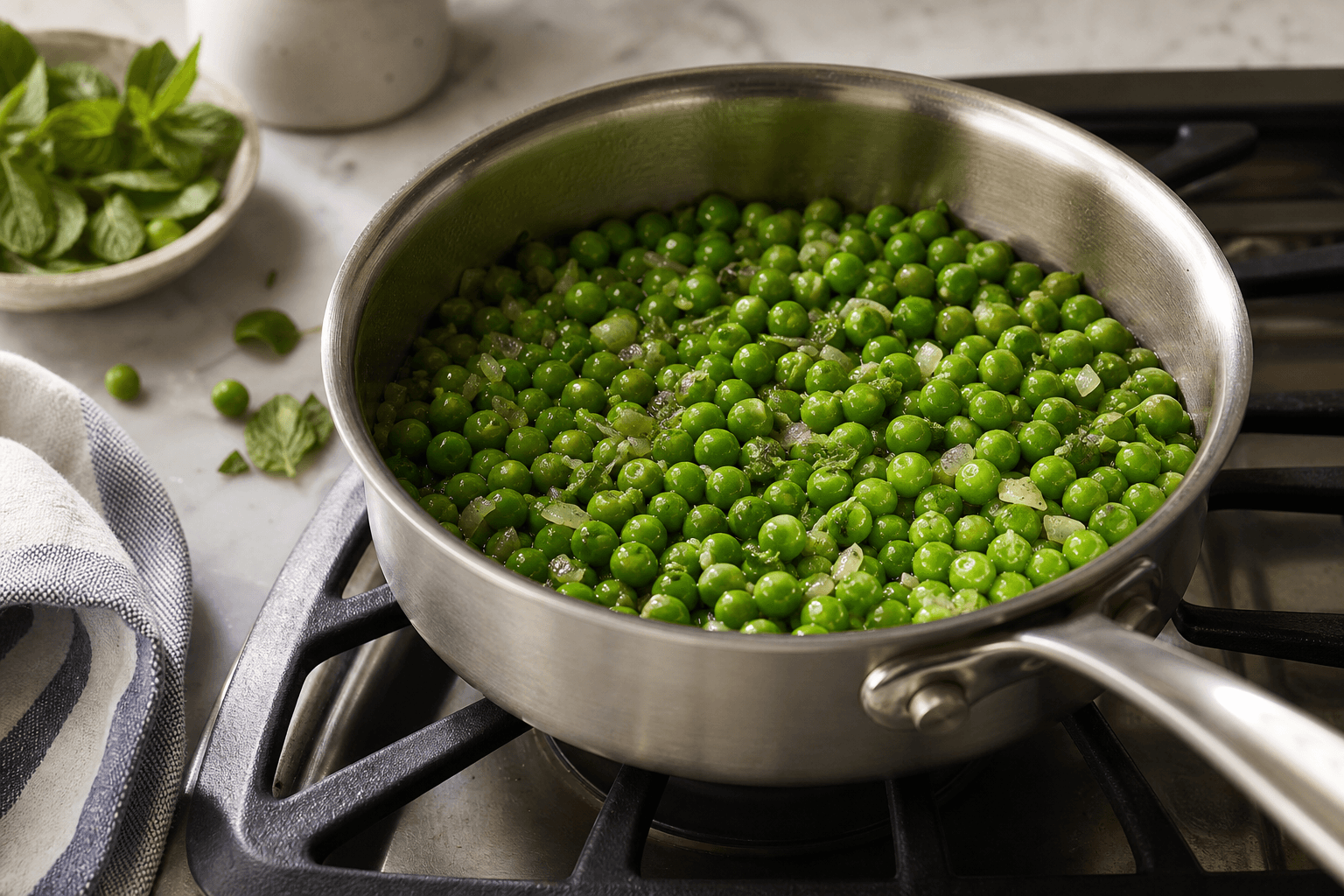 Simmered Peas