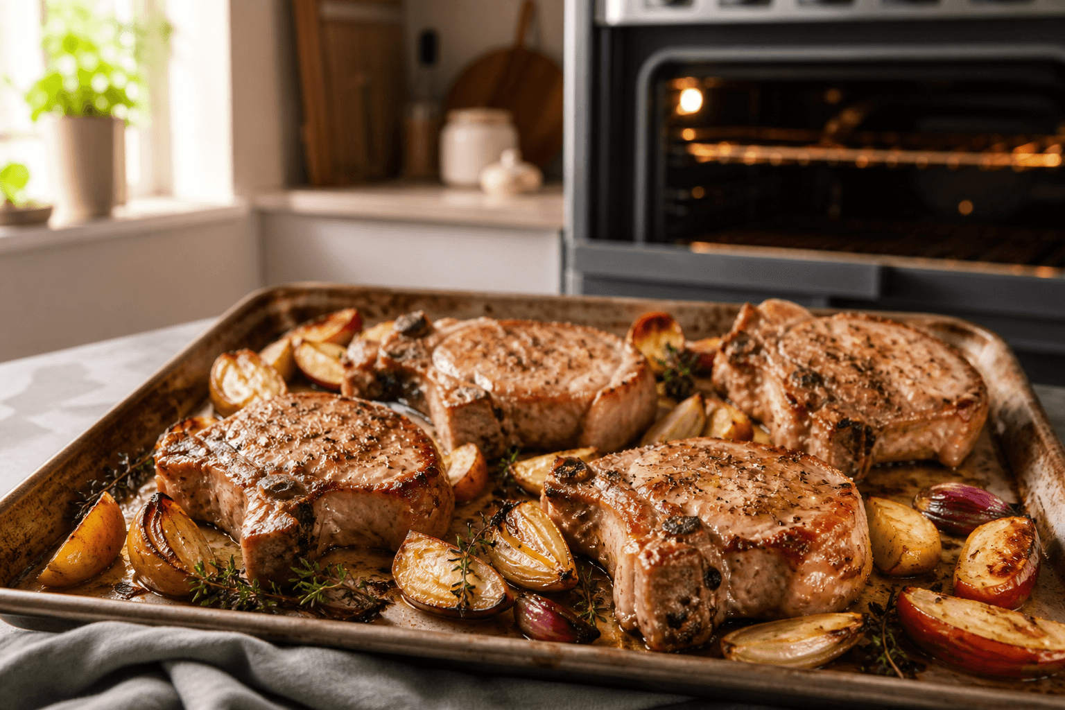 Roasted Pork Chops
