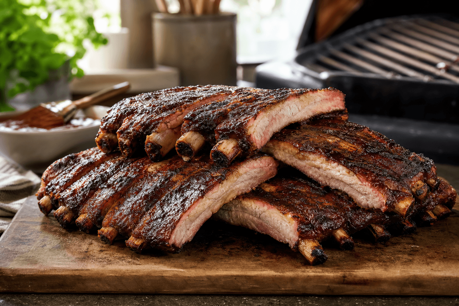 Grilled Pork Ribs