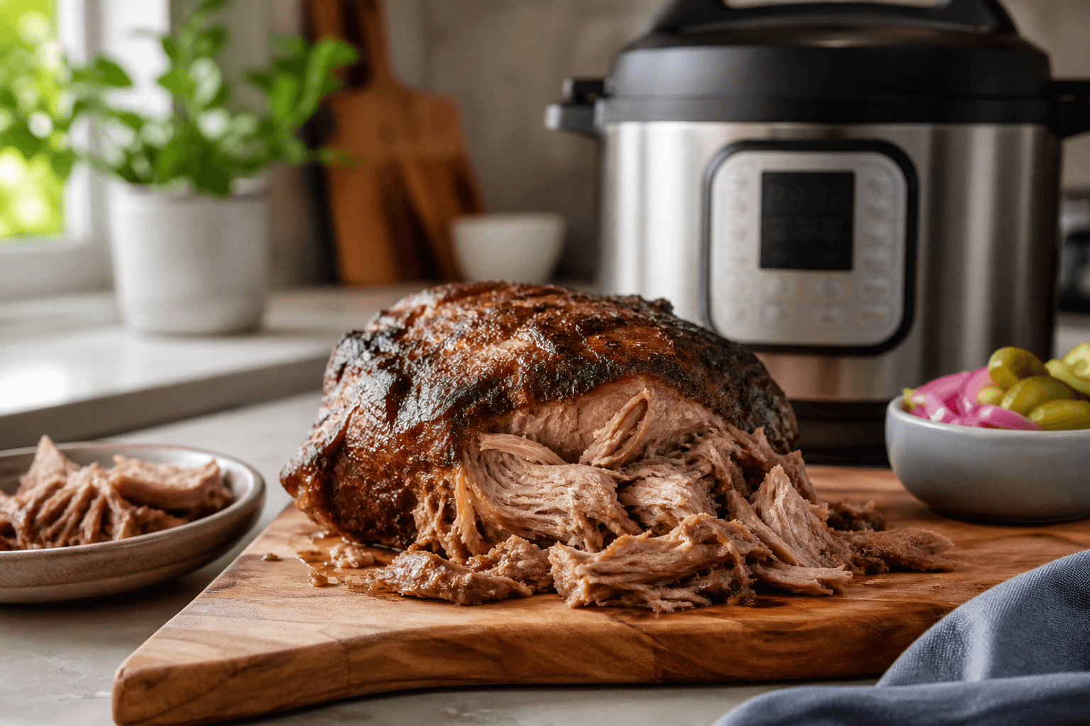 Pressure-Cooked Pork Shoulder