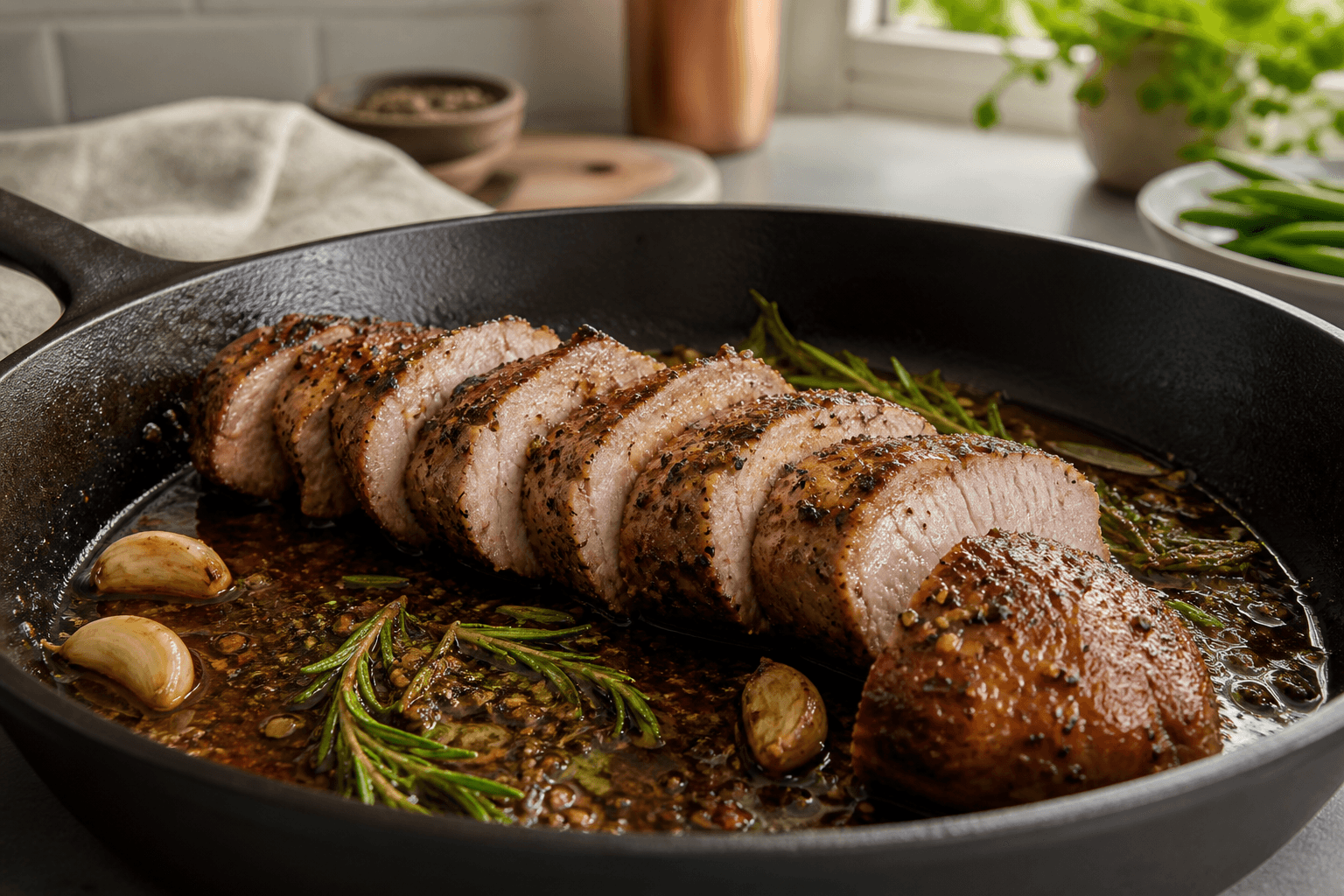 Seared Pork Tenderloin