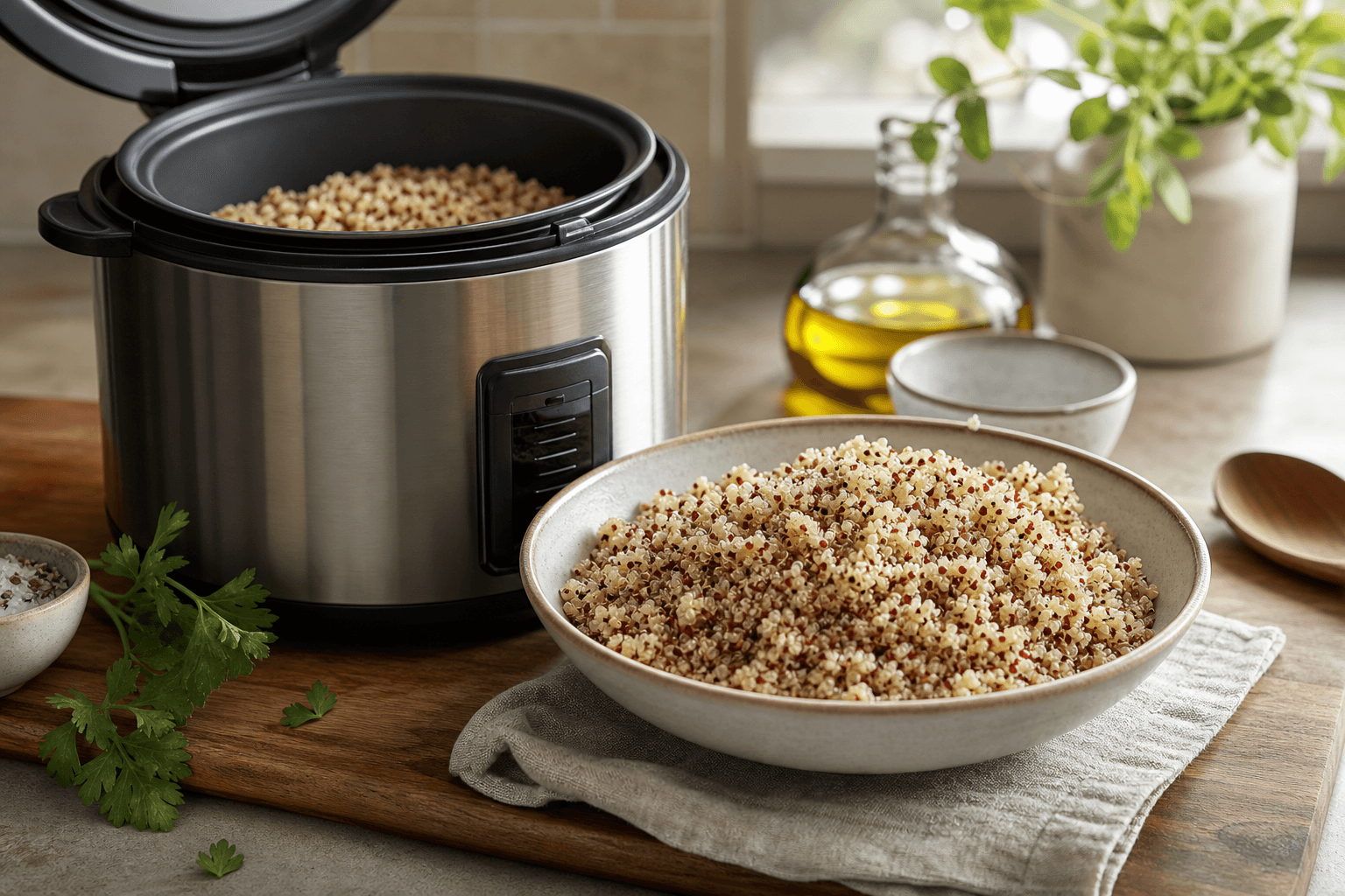 Steamed Quinoa