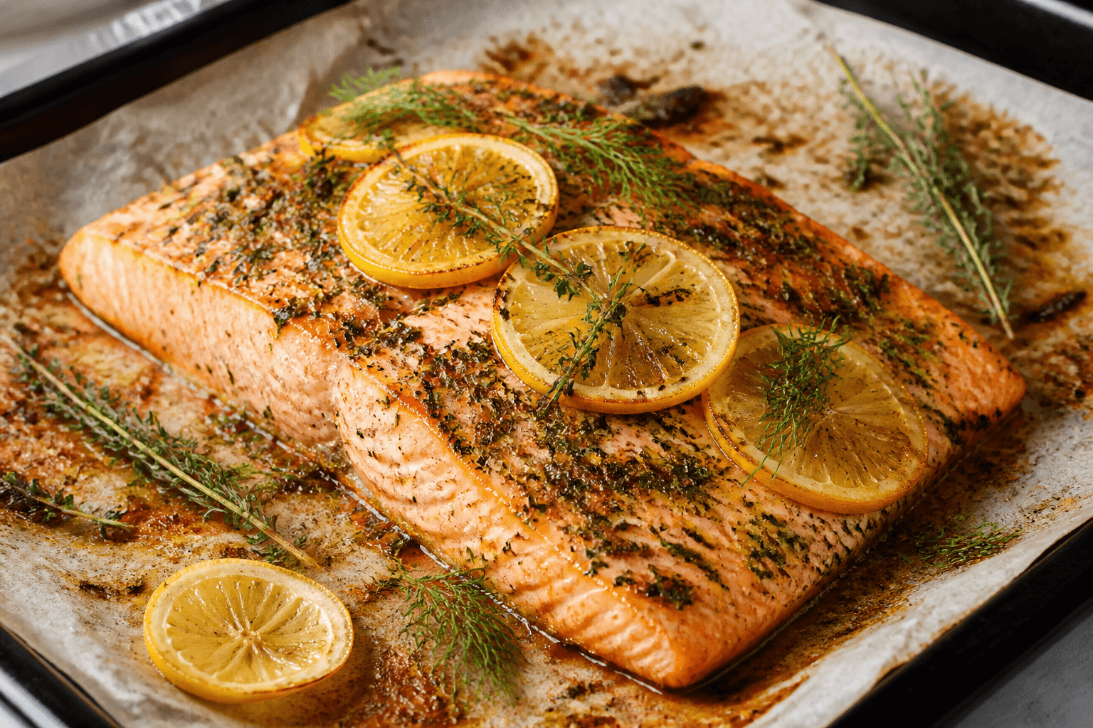 Baked Salmon Fillet