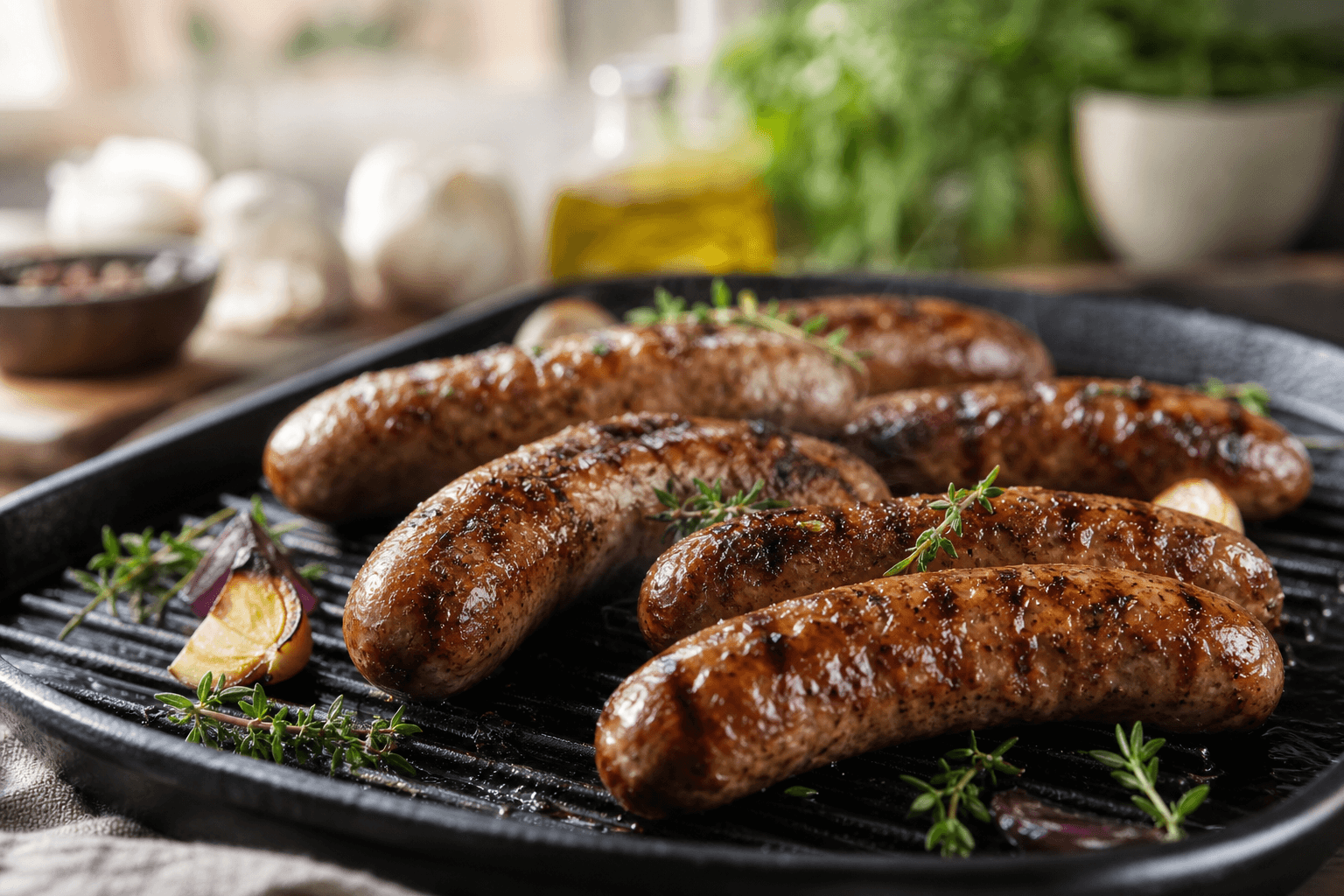 Grilled Sausages