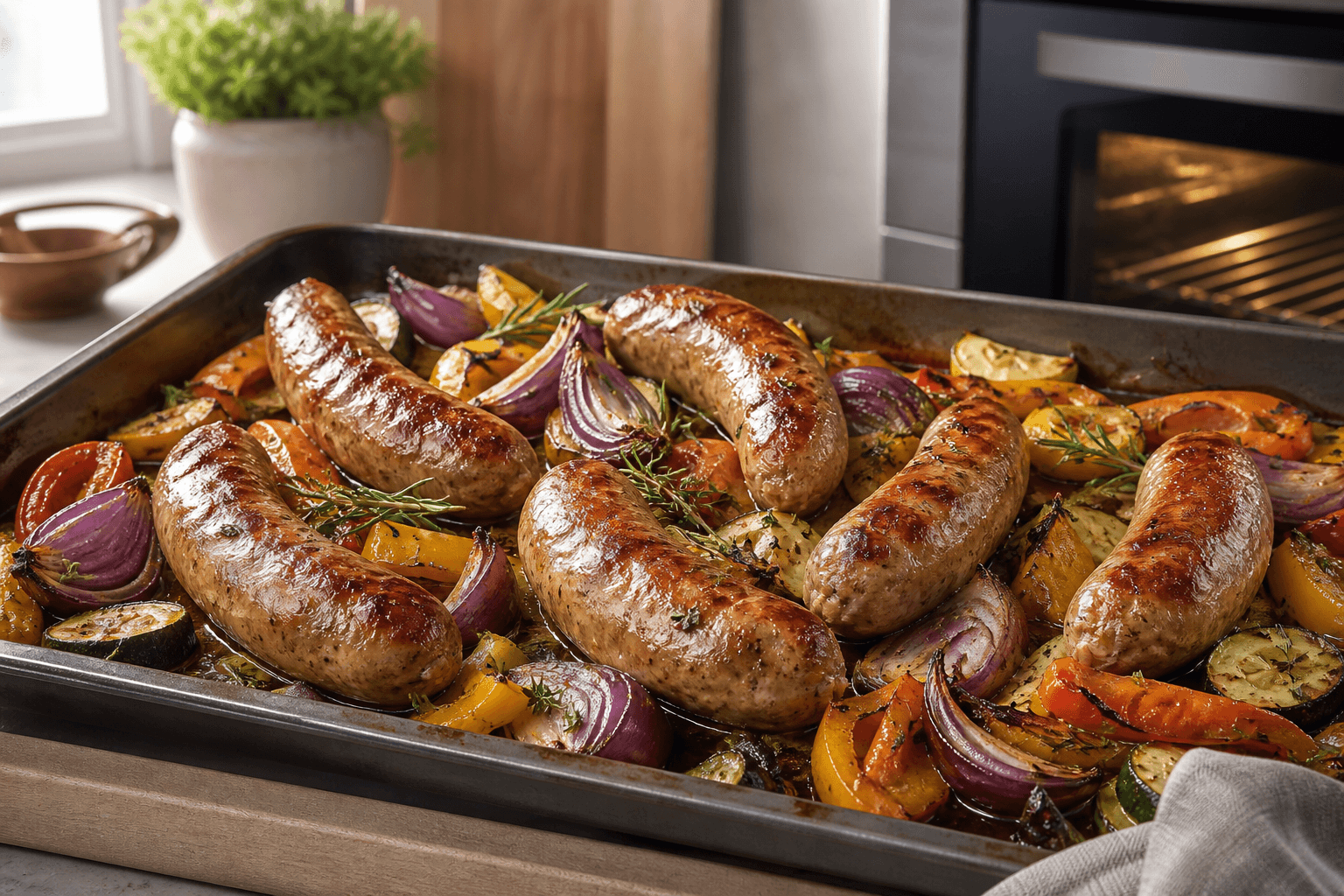 Roasted Sausages