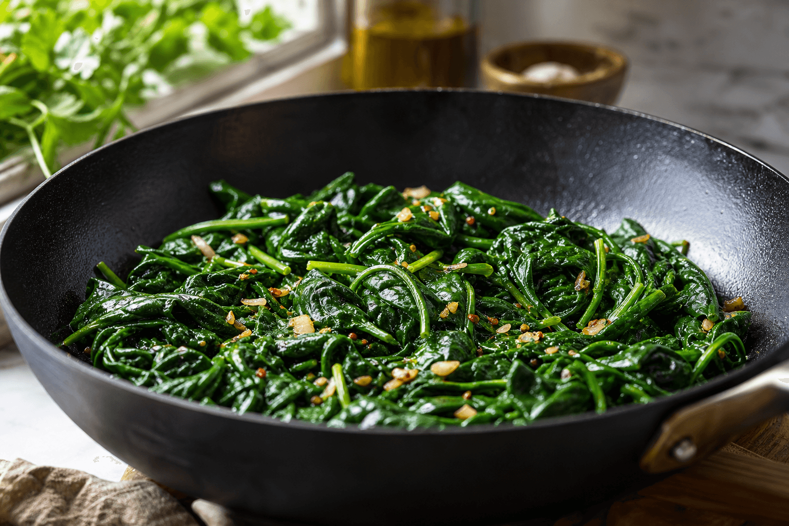 Sautéed Spinach