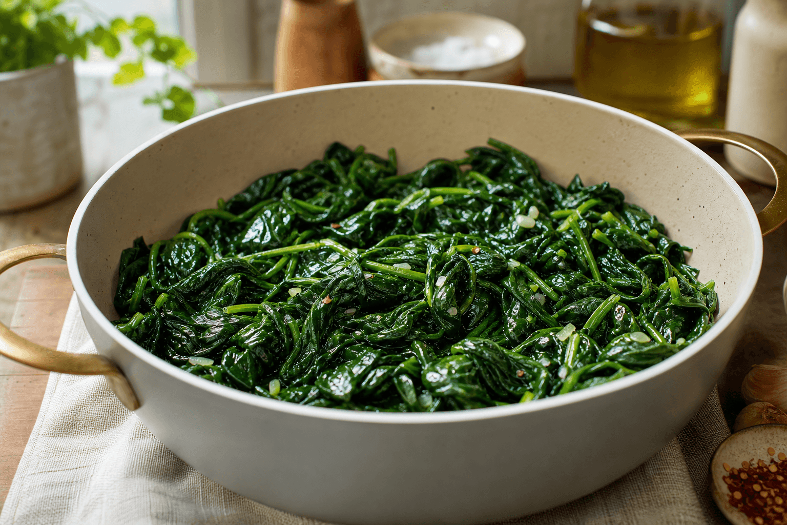 Sautéed Spinach