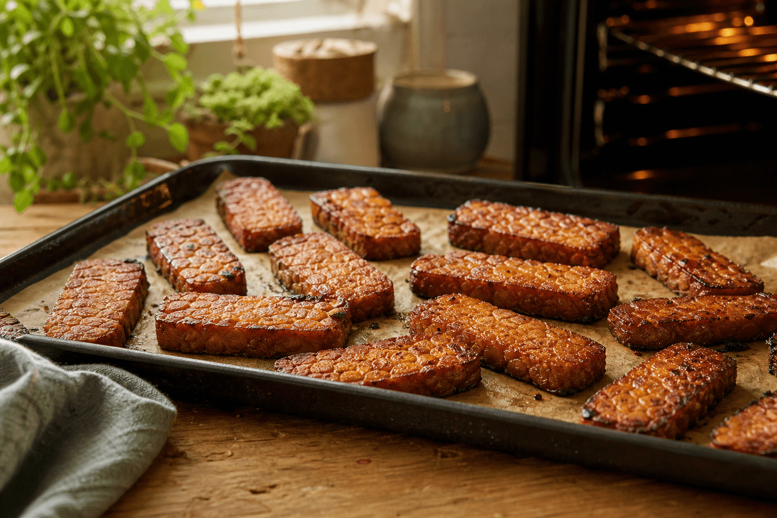 Roasted Tempeh