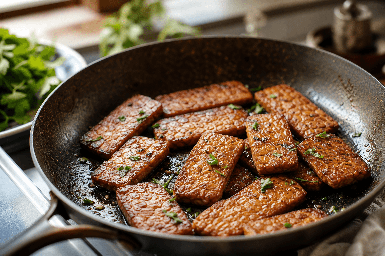 Seared Tempeh