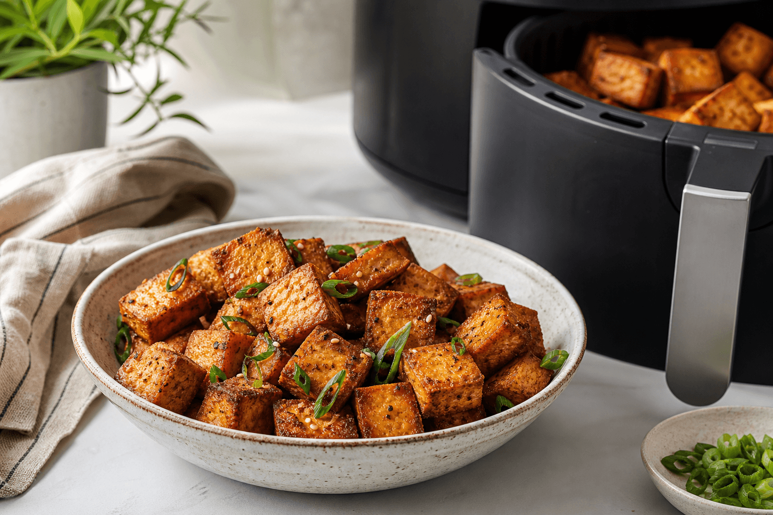 Air-Fried Tofu