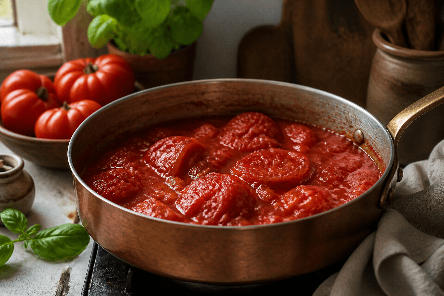 Simmered Tomatoes