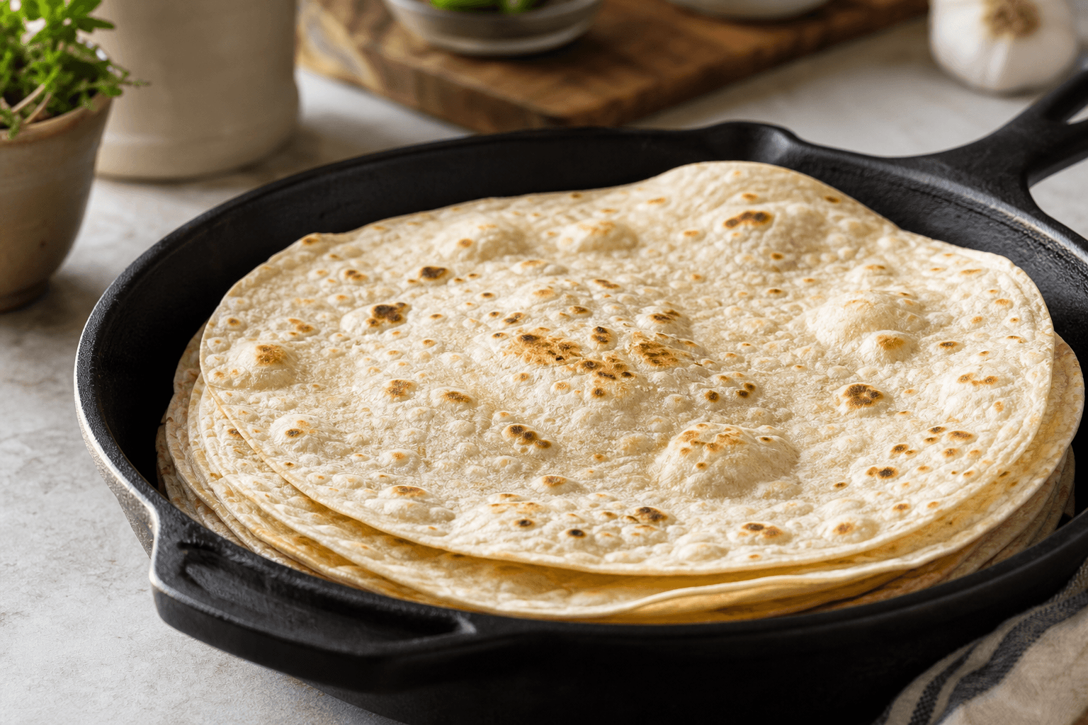 Seared Tortillas