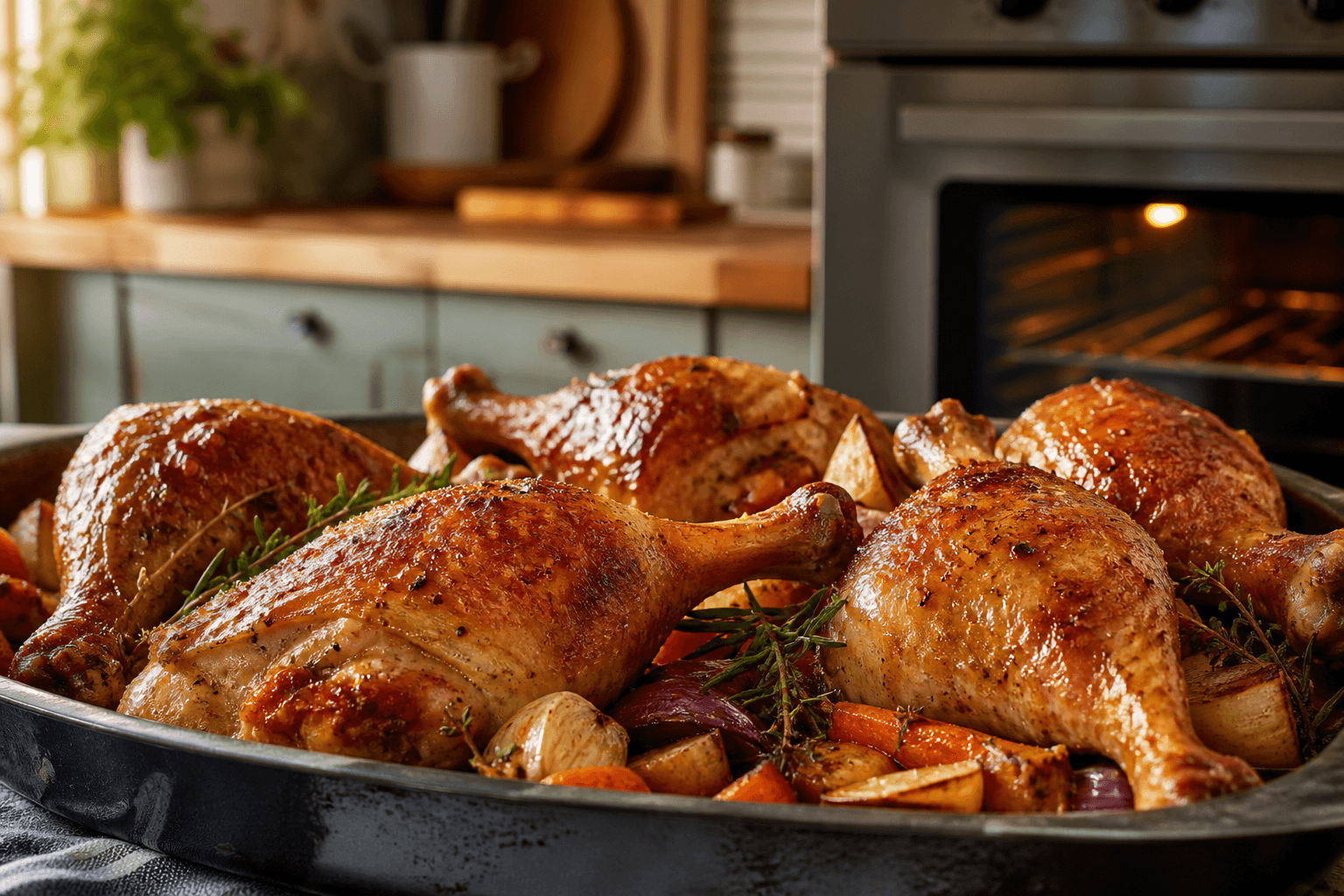 Roasted Turkey Drumsticks