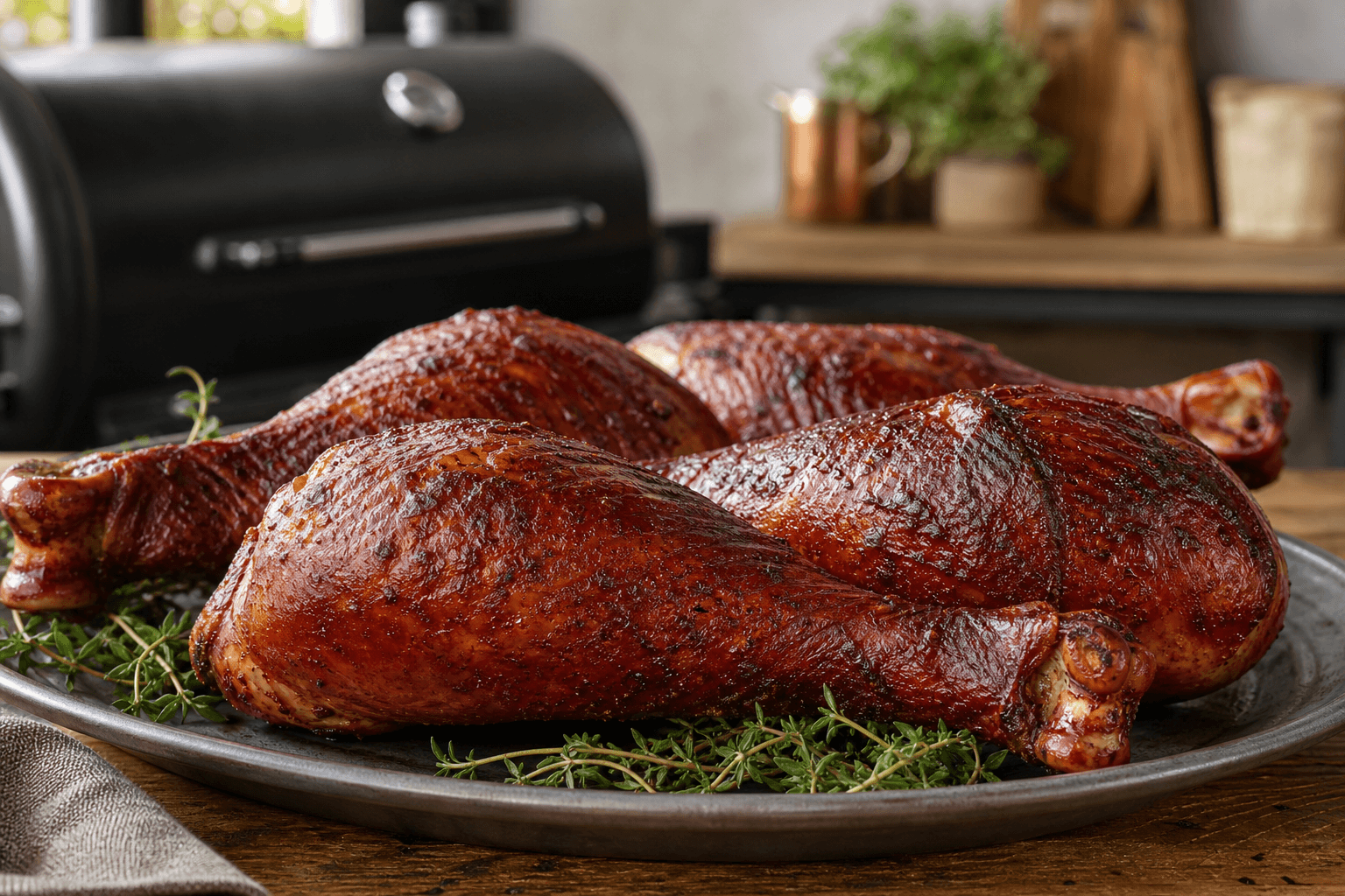 Smoked Turkey Drumsticks