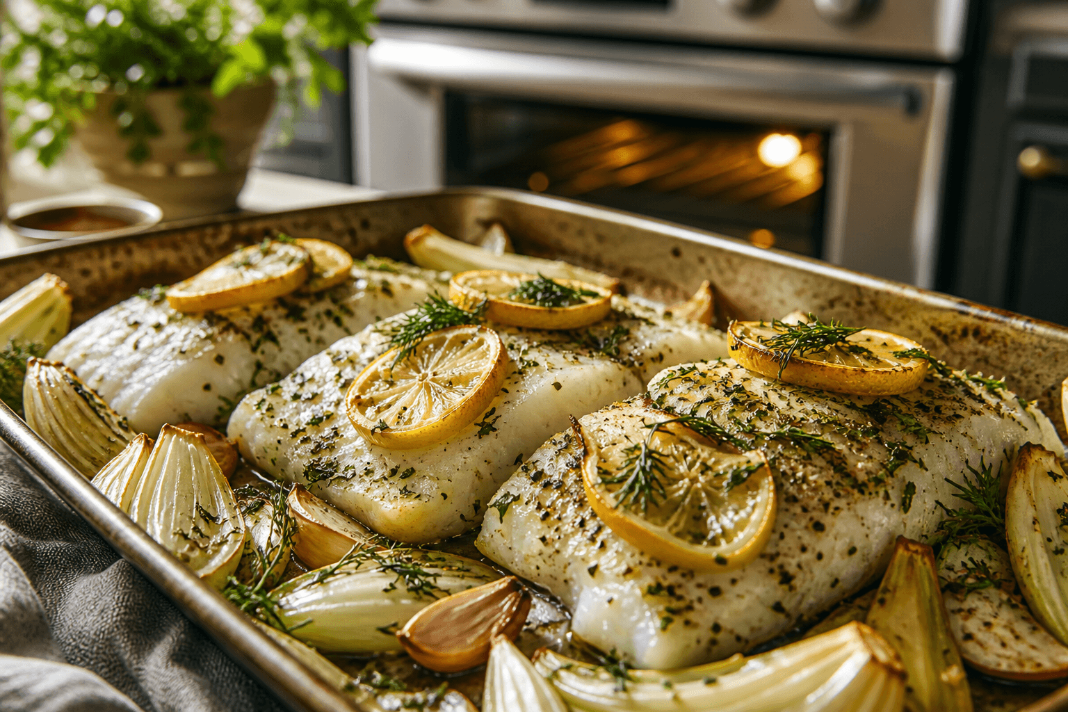 Baked White Fish