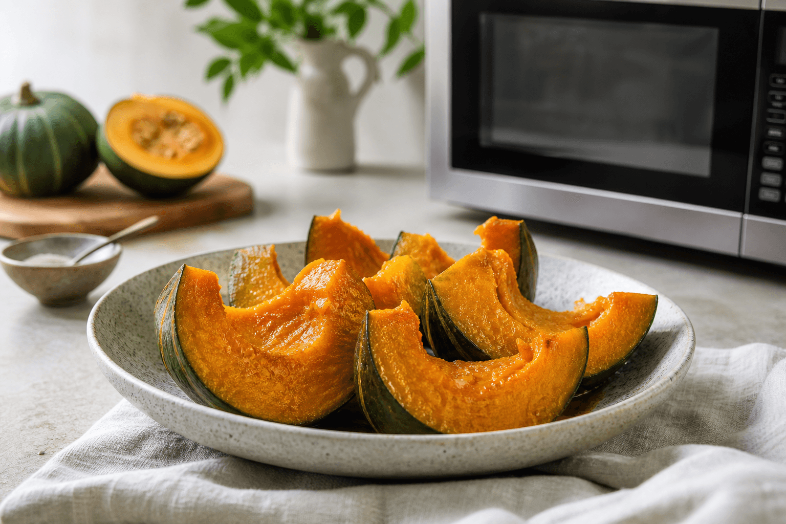 Microwaved Winter Squash