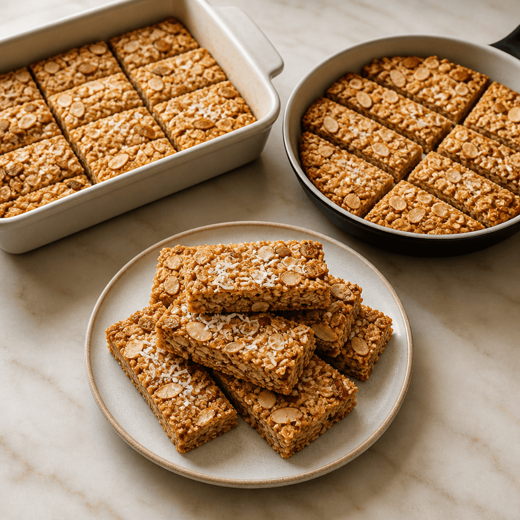 Almond Coconut Granola Bars