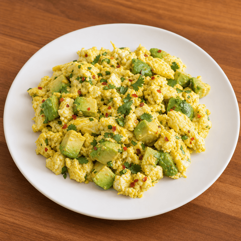 Avocado Egg Scramble