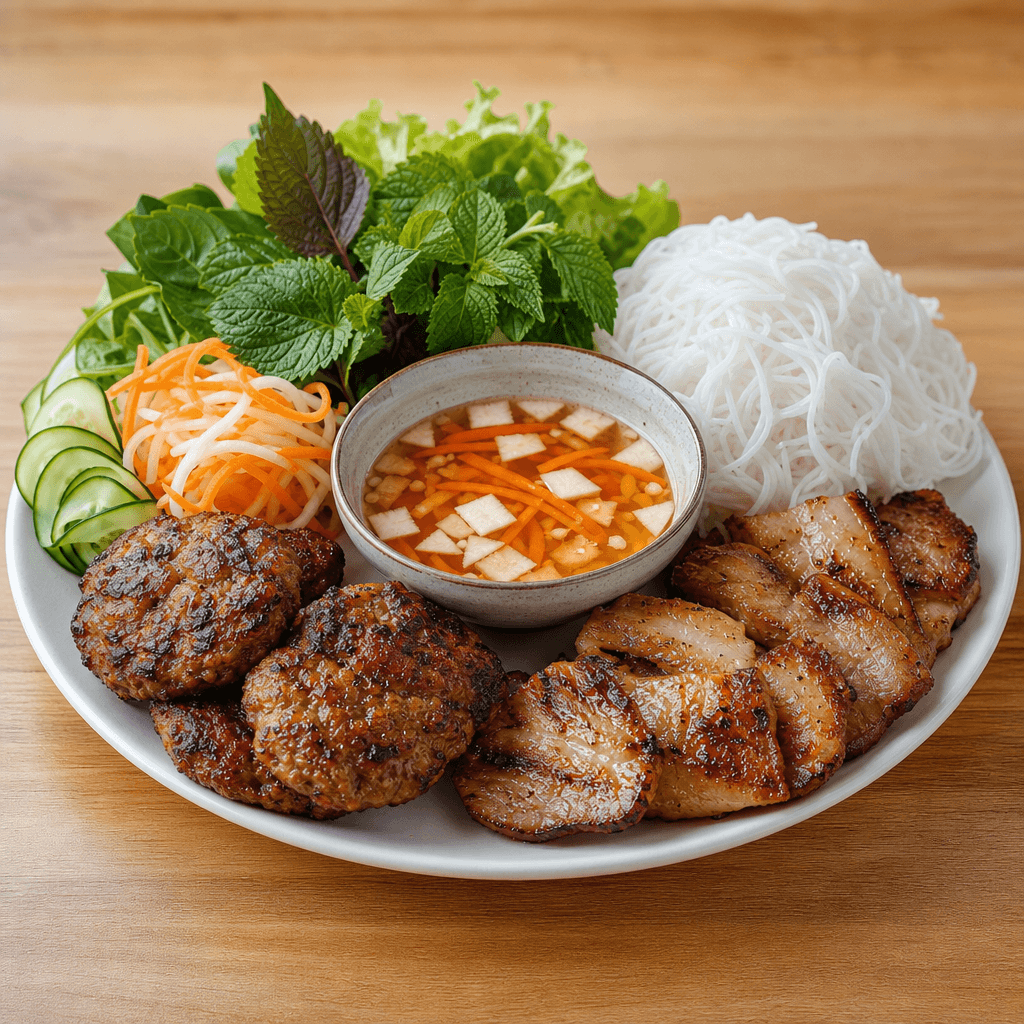 Bún Chả (Vietnamese Grilled Pork with Noodles)