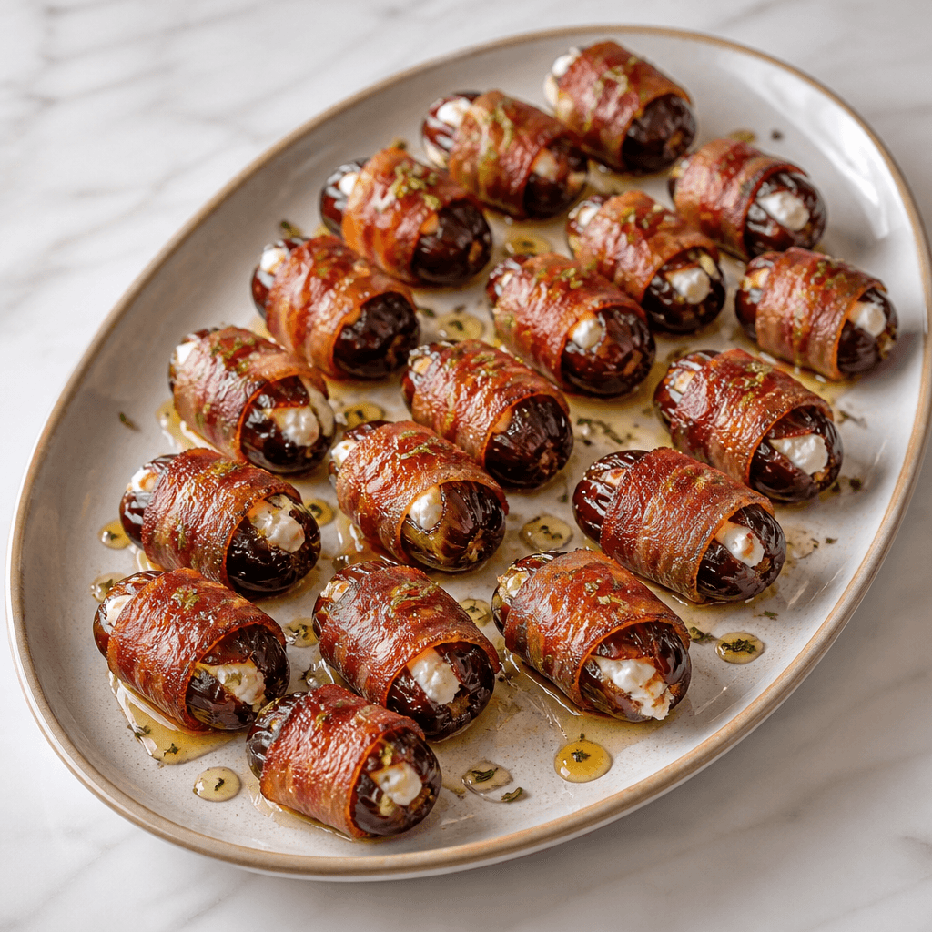 Bacon-Wrapped Dates