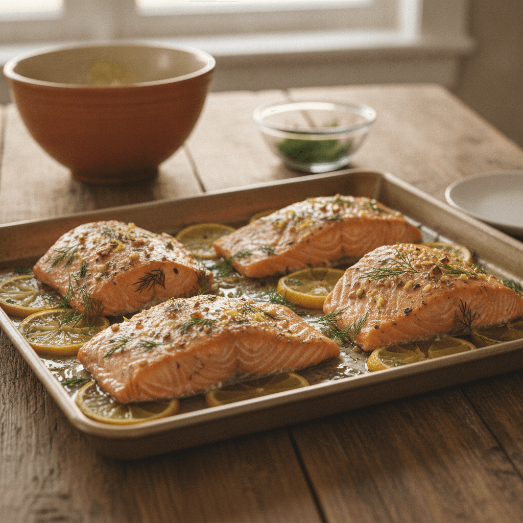 Baked Salmon Portions