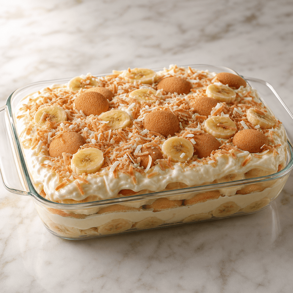 Banana Coconut Pudding