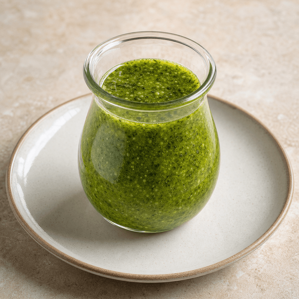 Basil Pesto Salad Dressing