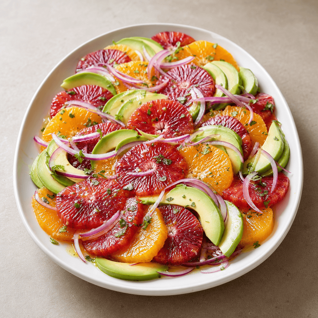 Blood Orange & Avocado Salad