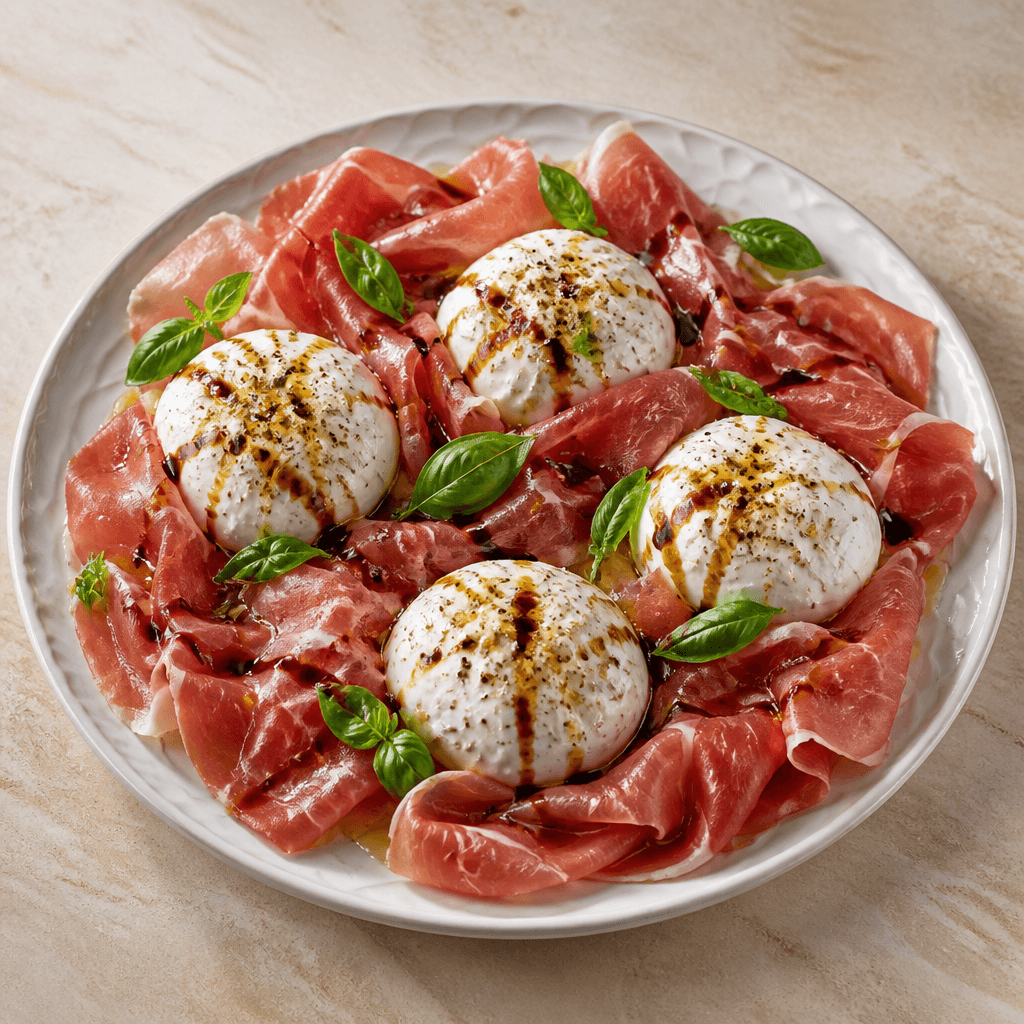 Burrata with Prosciutto
