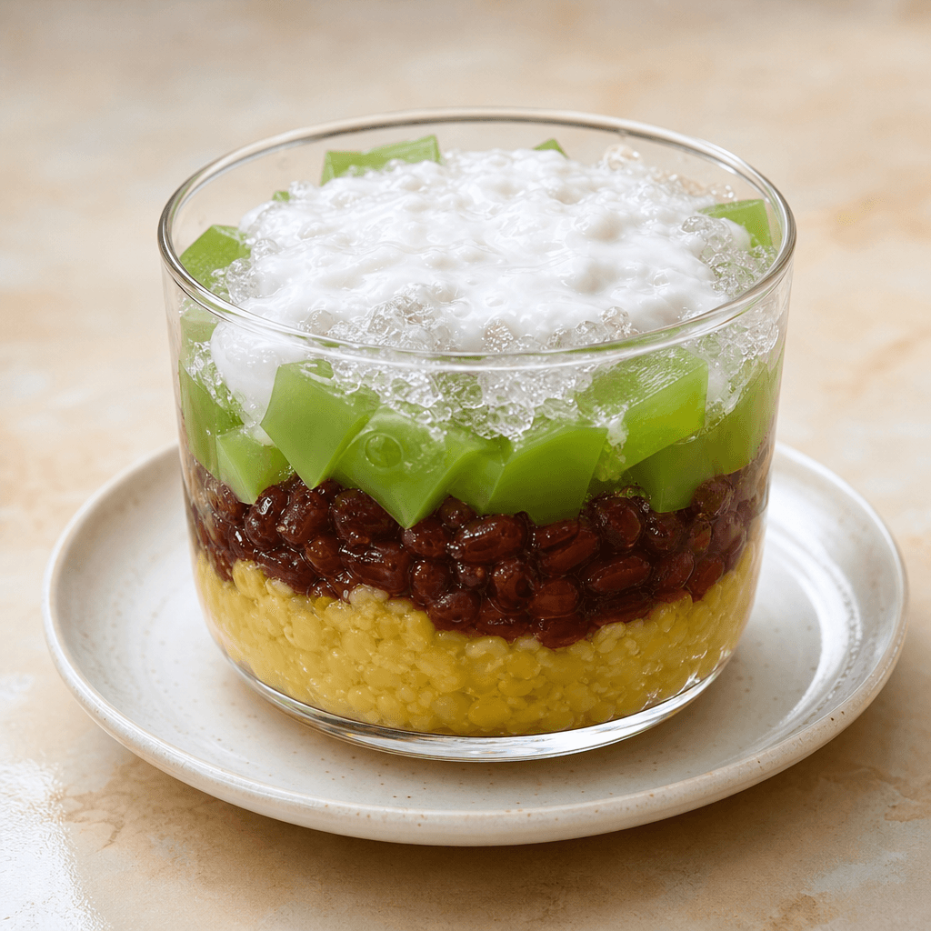 Chè Ba Màu (Vietnamese Three-Color Dessert Soup)
