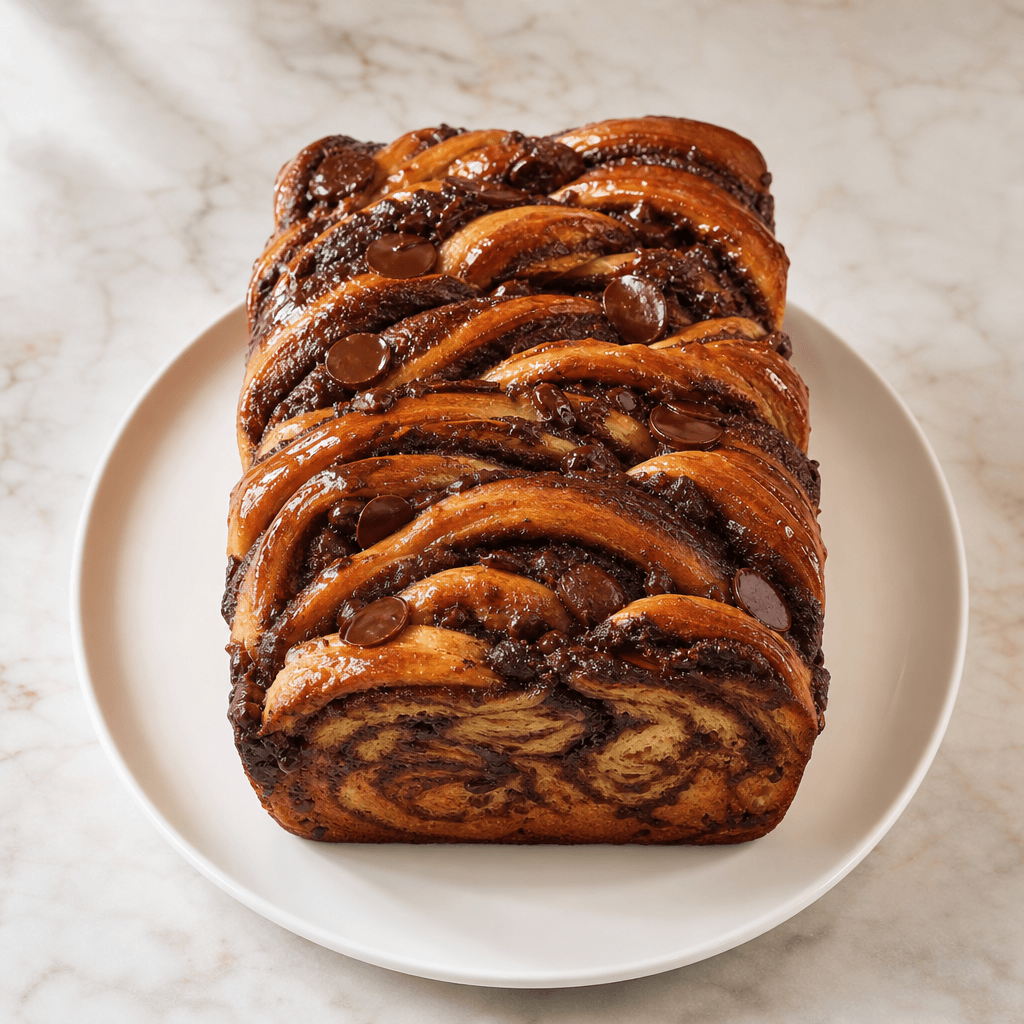 Chocolate Gelt Babka