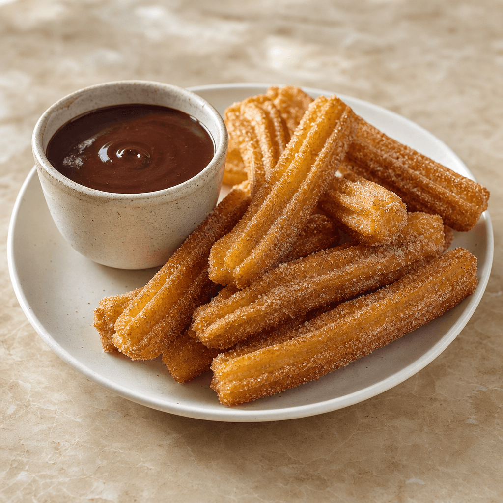 Churros con chocolate